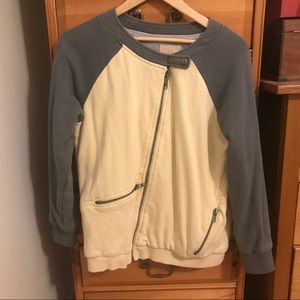 Chasor cotton jacket asymmetrical